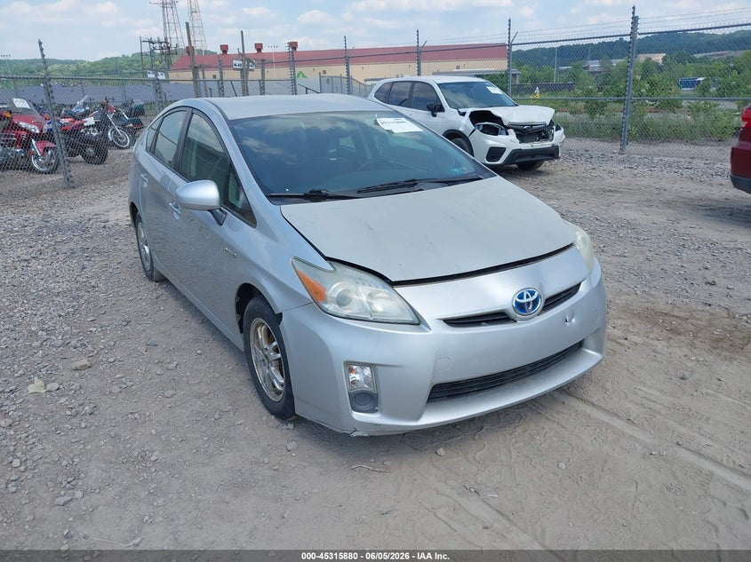 2011 Toyota Prius VIN JTDKN3DU5B0299898 IAAI salvage auction — NORMAL WEAR, Clear (Pennsylvania), sold $800 on 2026-07-14 (photo 1)
