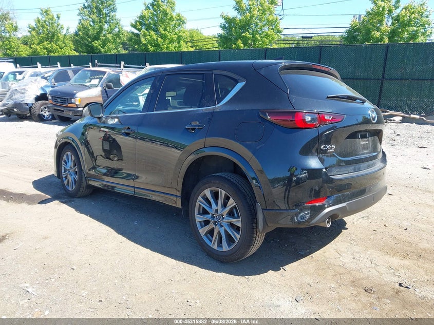 2025 Mazda Cx-5 VIN JM3KFBEM3S0778821 IAAI salvage auction — RIGHT FRONT, Salvage Title, sold $11,200 on 2026-07-14 (photo 3)
