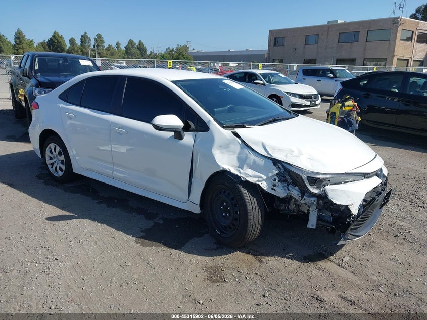 2025 Toyota Corolla VIN JTDBCMFE8S3089540 IAAI salvage auction — RIGHT FRONT, Salvage Title, sold $6,525 on 2026-07-29 (photo 1)