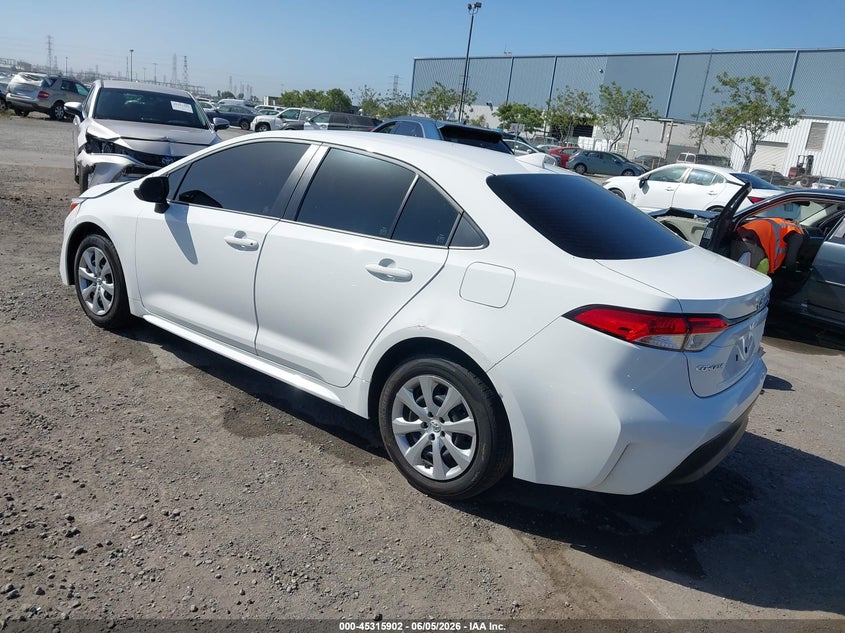 2025 Toyota Corolla VIN JTDBCMFE8S3089540 IAAI salvage auction — RIGHT FRONT, Salvage Title, sold $6,525 on 2026-07-29 (photo 3)