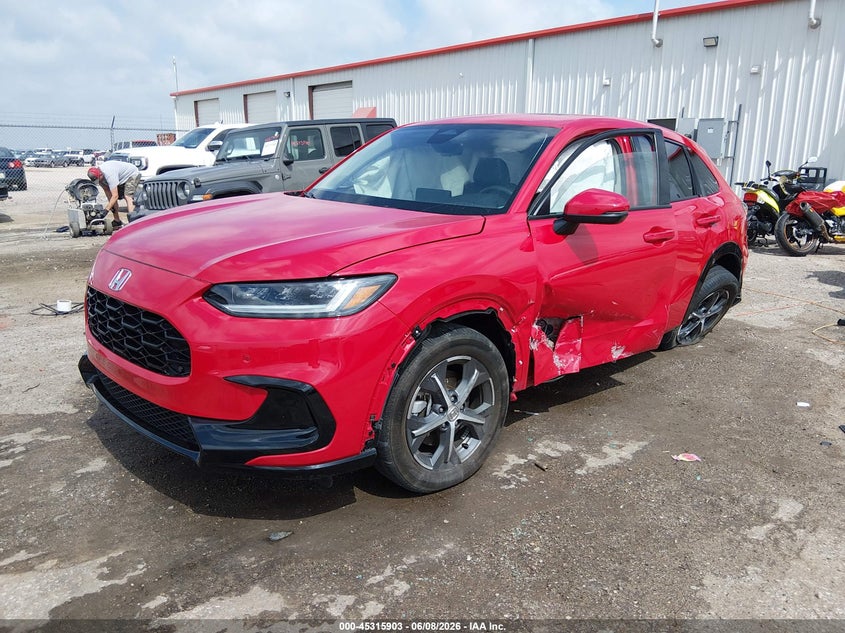 2023 Honda Hr-v VIN 3CZRZ1H75PM727267 IAAI salvage auction — RIGHT SIDE, Salvage Title, sold $4,000 on 2026-07-24 (photo 2)
