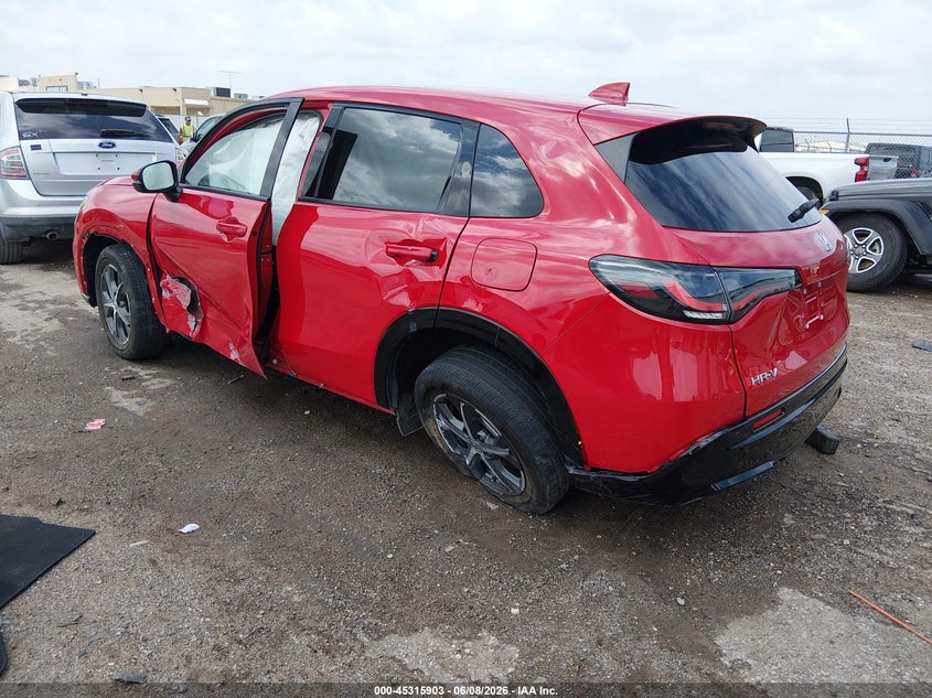 2023 Honda Hr-v VIN 3CZRZ1H75PM727267 IAAI salvage auction — RIGHT SIDE, Salvage Title, sold $4,000 on 2026-07-24 (photo 3)