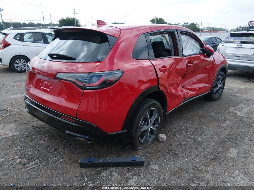 2023 Honda Hr-v VIN 3CZRZ1H75PM727267 IAAI salvage auction — RIGHT SIDE, Salvage Title, sold $4,000 on 2026-07-24 (photo 4)