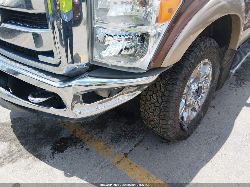 2012 Ford F250 VIN 1FT7W2BTXCEB16412 IAAI salvage auction — LEFT FRONT, Original (Texas), sold $5,700 on 2026-07-22 (photo 6)