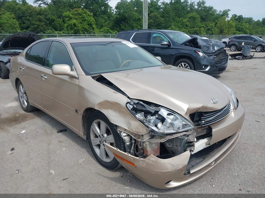 2006 Lexus ES VIN JTHBA30G265169046 IAAI salvage auction — FRONT END, Salvage (Louisiana), sold $650 on 2026-07-10 (photo 1)