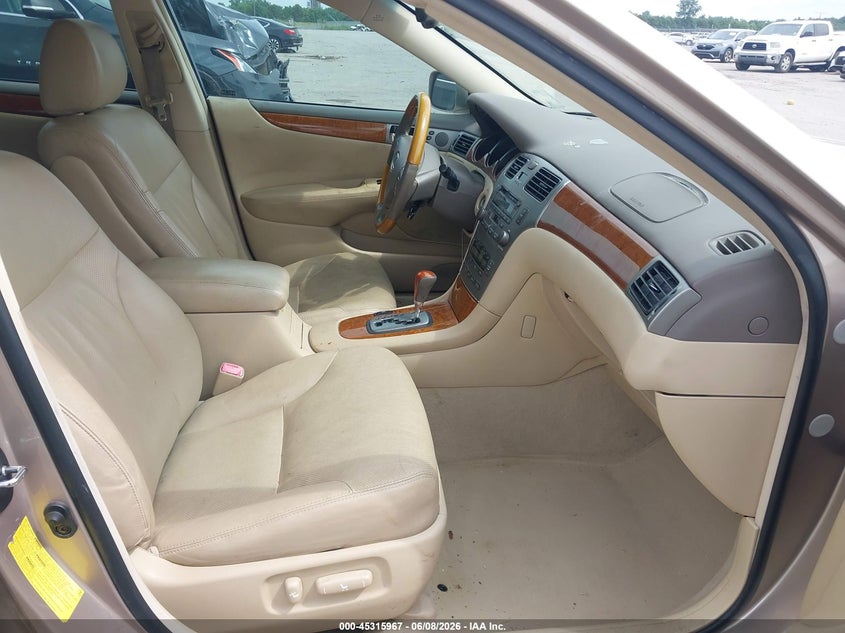 2006 Lexus ES VIN JTHBA30G265169046 IAAI salvage auction — FRONT END, Salvage (Louisiana), sold $650 on 2026-07-10 (photo 5)
