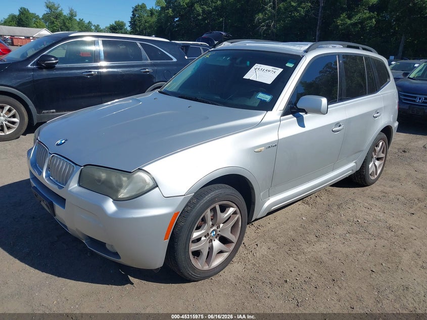 2007 BMW X3 VIN WBXPC93467WJ01353 IAAI salvage auction — ROOF, Salvage - Greater Than 75% (Maryland), sold $175 on 2026-07-22 (photo 2)