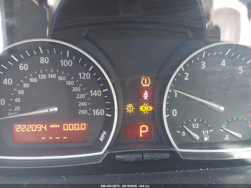 2007 BMW X3 VIN WBXPC93467WJ01353 IAAI salvage auction — ROOF, Salvage - Greater Than 75% (Maryland), sold $175 on 2026-07-22 (photo 7)