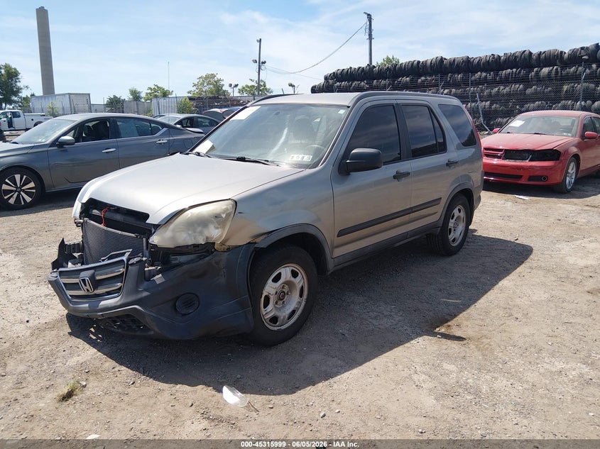 2006 Honda Cr-v VIN JHLRD68576C023669 IAAI salvage auction — FRONT END, Salvage (Pennsylvania), sold $700 on 2026-07-24 (photo 2)