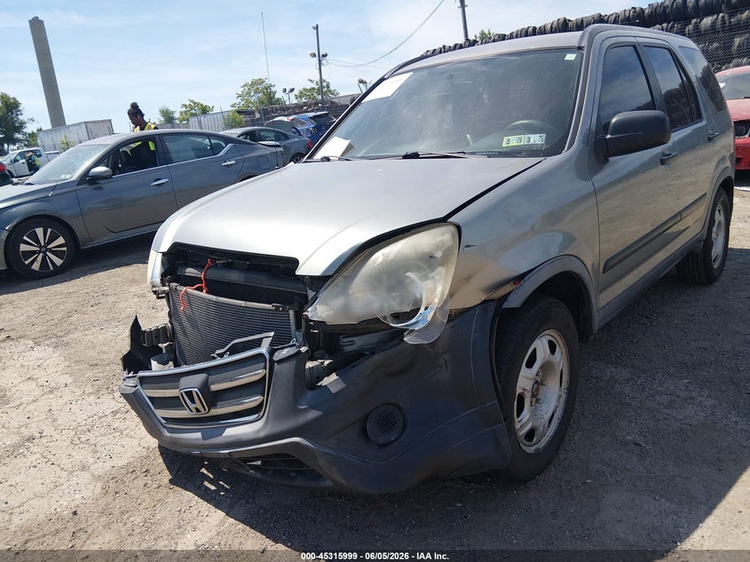 2006 Honda Cr-v VIN JHLRD68576C023669 IAAI salvage auction — FRONT END, Salvage (Pennsylvania), sold $700 on 2026-07-24 (photo 6)