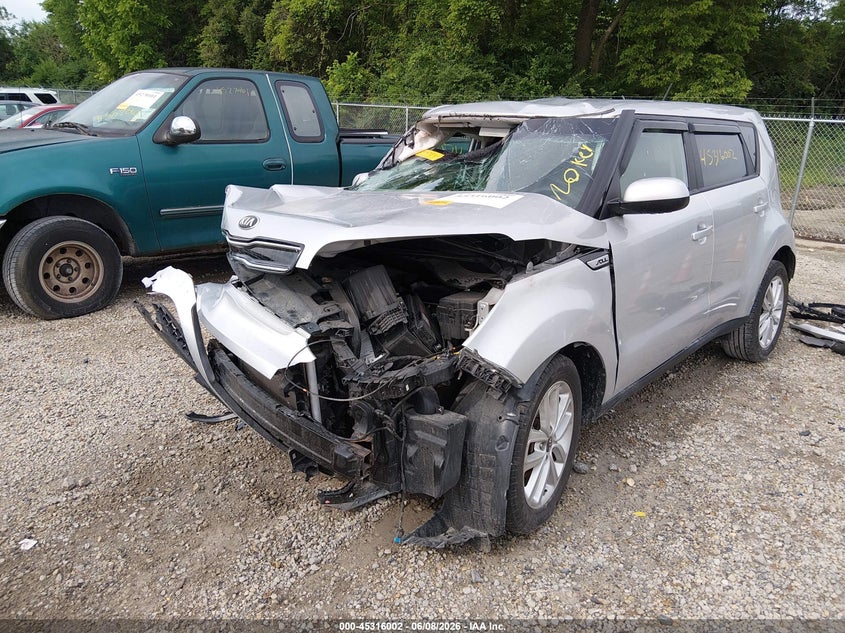 2018 Kia Soul VIN KNDJP3A55J7597845 IAAI salvage auction — FRONT END, Salvage Title, sold $325 on 2026-07-07 (photo 2)
