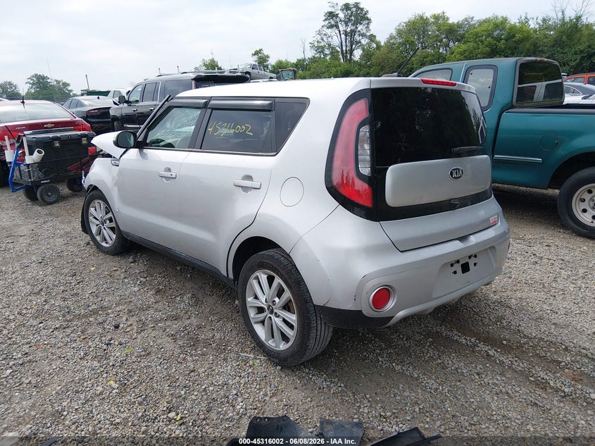 2018 Kia Soul VIN KNDJP3A55J7597845 IAAI salvage auction — FRONT END, Salvage Title, sold $325 on 2026-07-07 (photo 3)