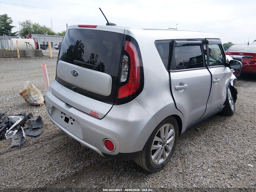 2018 Kia Soul VIN KNDJP3A55J7597845 IAAI salvage auction — FRONT END, Salvage Title, sold $325 on 2026-07-07 (photo 4)