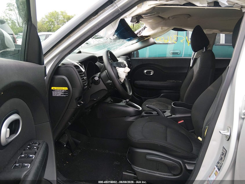 2018 Kia Soul VIN KNDJP3A55J7597845 IAAI salvage auction — FRONT END, Salvage Title, sold $325 on 2026-07-07 (photo 5)