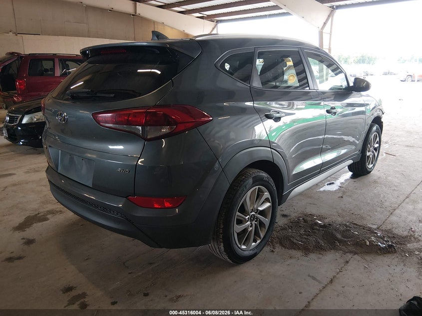 2018 Hyundai Tucson VIN KM8J3CA4XJU718692 IAAI salvage auction — FRONT END, Clear (Tennessee), sold $1,800 on 2026-07-29 (photo 4)