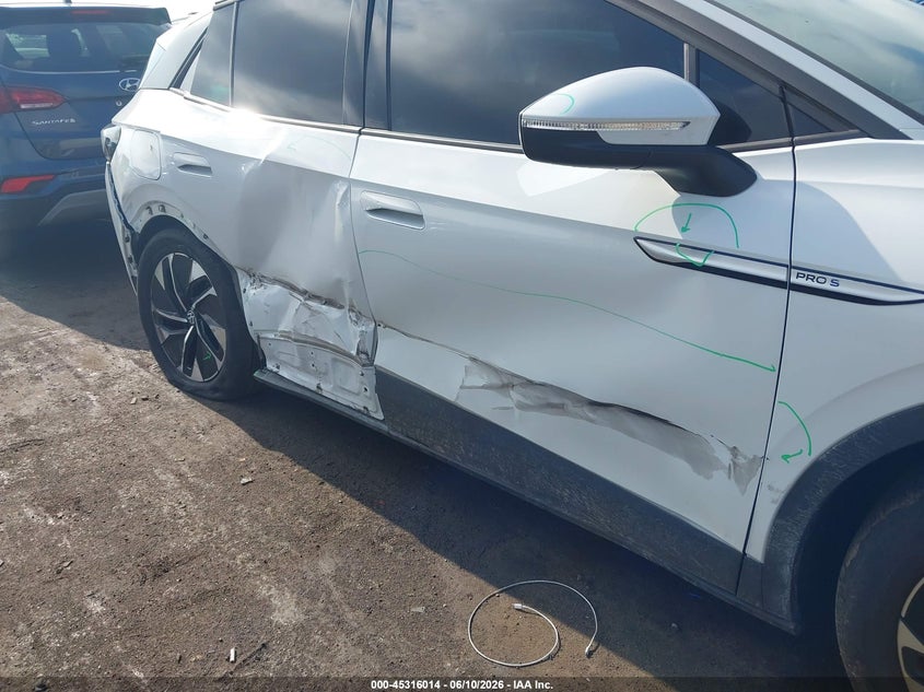 2021 Volkswagen Id.4 VIN WVGTMPE21MP030038 IAAI salvage auction — SIDE, Salvage Title, sold $7,600 on 2026-08-16 (photo 6)