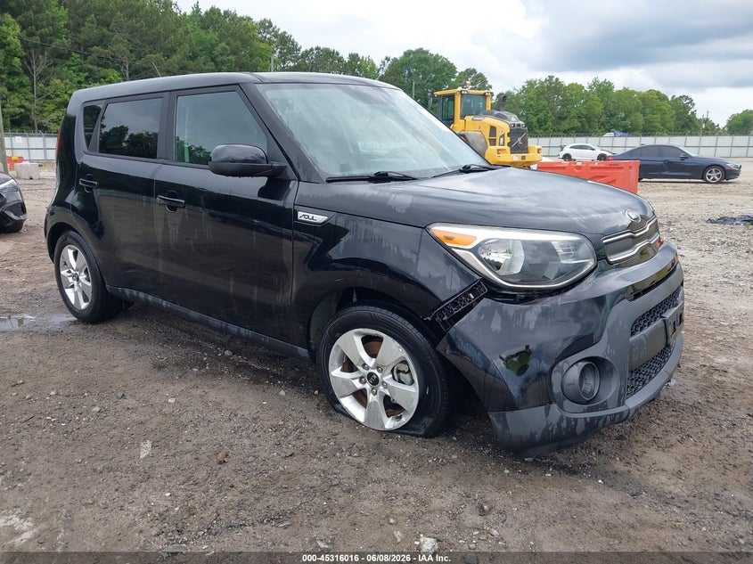 2017 Kia Soul VIN KNDJN2A24H7436595 IAAI salvage auction — THEFT, Salvage Title, sold $1,250 on 2026-07-16 (photo 1)