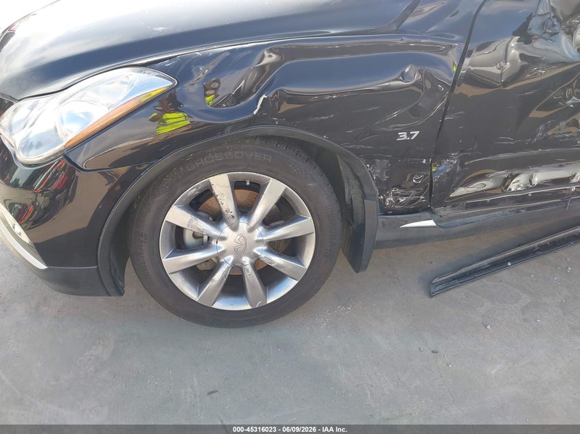 2016 Infiniti Qx50 VIN JN1BJ0RP1GM232439 IAAI salvage auction — SIDE, Salvage Title, sold $1,350 on 2026-07-21 (photo 6)