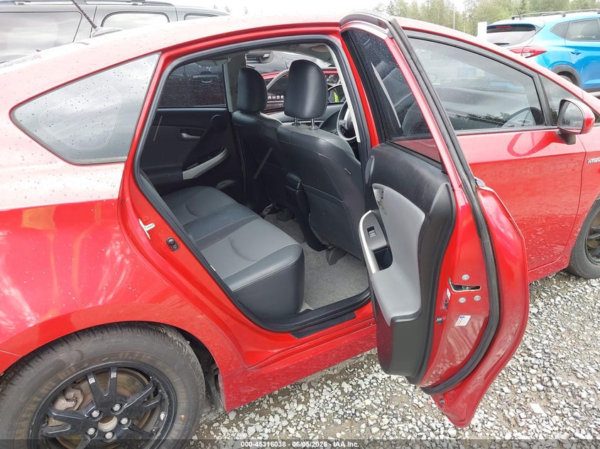 2014 Toyota Prius VIN JTDKN3DU6E1816866 IAAI salvage auction — LEFT SIDE, Salvage Title, sold $1,750 on 2026-07-08 (photo 8)