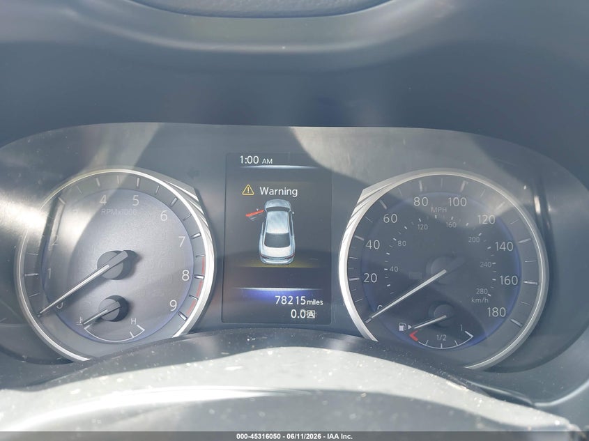 2015 Infiniti Q50 VIN JN1BV7AR7FM412663 IAAI salvage auction — FRONT END, Salvage Title, sold $75 on 2026-07-21 (photo 7)