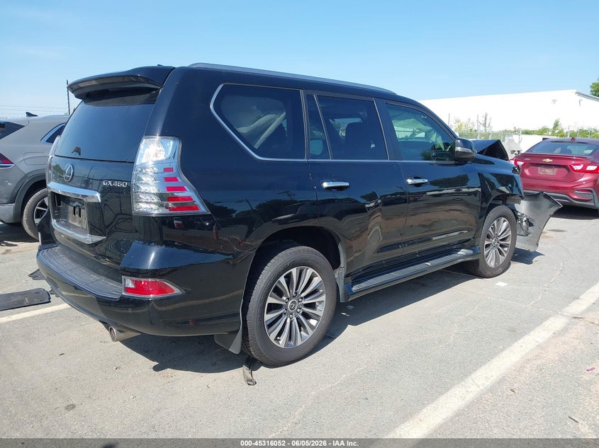 2020 Lexus Gx VIN JTJGM7BX1L5249921 IAAI salvage auction — FRONT END, Salvage Title, sold $12,300 on 2026-07-27 (photo 4)