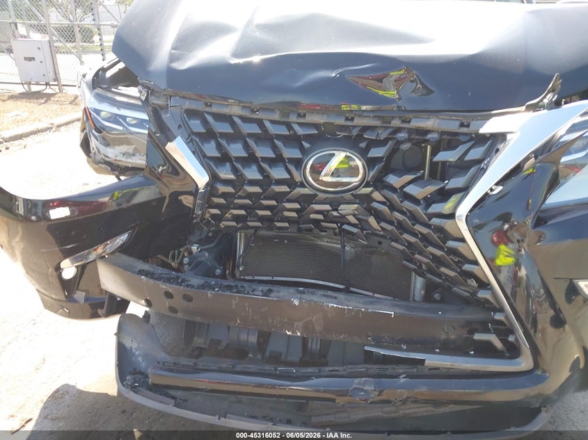 2020 Lexus Gx VIN JTJGM7BX1L5249921 IAAI salvage auction — FRONT END, Salvage Title, sold $12,300 on 2026-07-27 (photo 6)