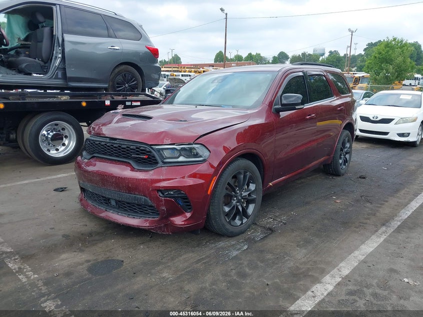 2023 Dodge Durango VIN 1C4RDHDG0PC677804 IAAI salvage auction — RIGHT FRONT, Salvage Title, sold $8,875 on 2026-07-09 (photo 2)