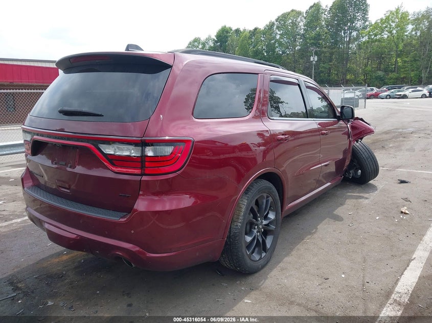 2023 Dodge Durango VIN 1C4RDHDG0PC677804 IAAI salvage auction — RIGHT FRONT, Salvage Title, sold $8,875 on 2026-07-09 (photo 4)