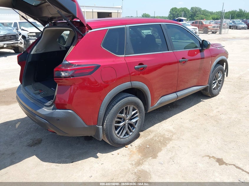 2021 Nissan Rogue VIN 5N1AT3AA3MC693344 IAAI salvage auction — FRONT END, Salvage Title, sold $7,000 on 2026-07-29 (photo 4)