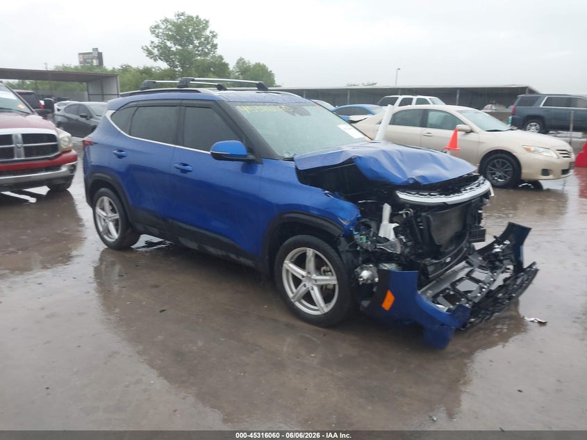 2021 Kia Seltos VIN KNDEU2AA9M7105694 IAAI salvage auction — FRONT END, Salvage Title, sold $2,250 on 2026-07-29 (photo 1)