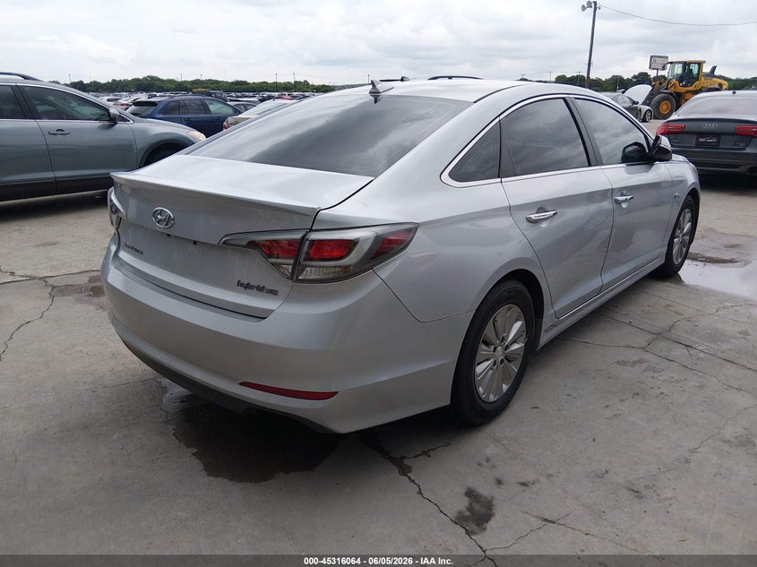 2017 Hyundai Sonata VIN KMHE24L31HA075658 IAAI salvage auction — NORMAL WEAR, Original (Texas), sold $975 on 2026-07-20 (photo 4)