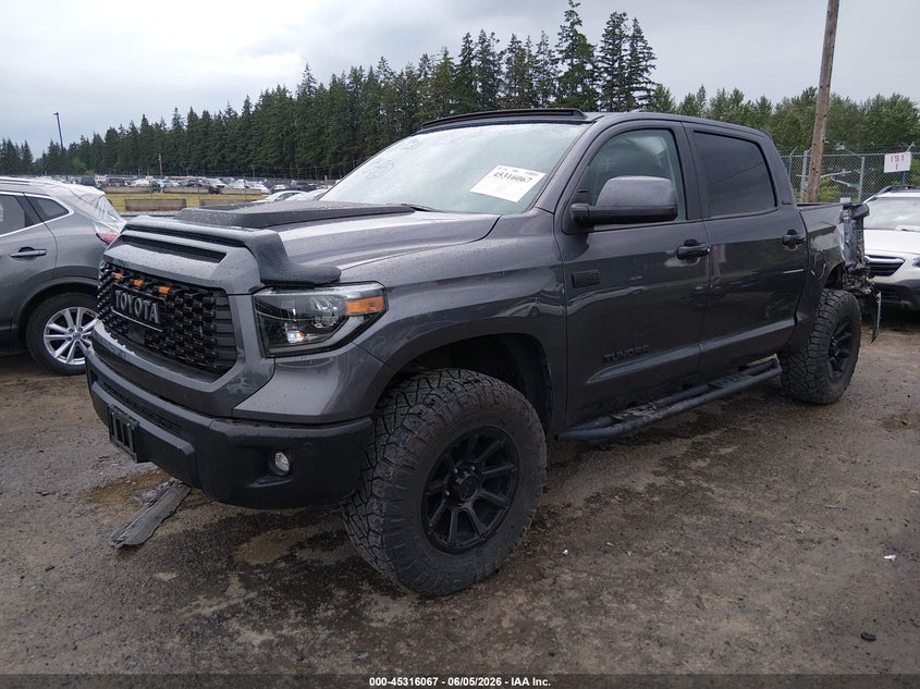 2021 Toyota Tundra VIN 5TFHY5F15MX034067 IAAI salvage auction — REAR END, Salvage Title, sold $21,800 on 2026-07-08 (photo 2)