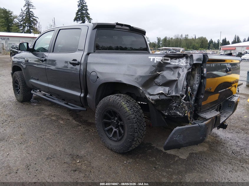 2021 Toyota Tundra VIN 5TFHY5F15MX034067 IAAI salvage auction — REAR END, Salvage Title, sold $21,800 on 2026-07-08 (photo 3)