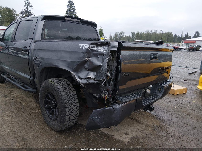 2021 Toyota Tundra VIN 5TFHY5F15MX034067 IAAI salvage auction — REAR END, Salvage Title, sold $21,800 on 2026-07-08 (photo 6)
