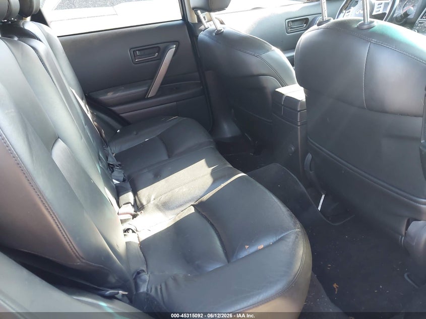 2004 Infiniti Fx45 VIN JNRBS08W84X400591 IAAI salvage auction — LEFT SIDE, Clear (Florida), sold $525 on 2026-07-08 (photo 8)