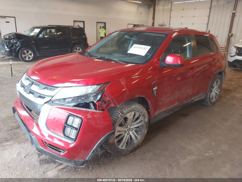2020 Mitsubishi Outlander VIN JA4AR3AUXLU030885 IAAI salvage auction — FRONT END, Clear (Michigan), sold $2,250 on 2026-07-21 (photo 2)