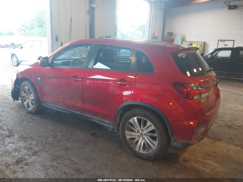 2020 Mitsubishi Outlander VIN JA4AR3AUXLU030885 IAAI salvage auction — FRONT END, Clear (Michigan), sold $2,250 on 2026-07-21 (photo 3)