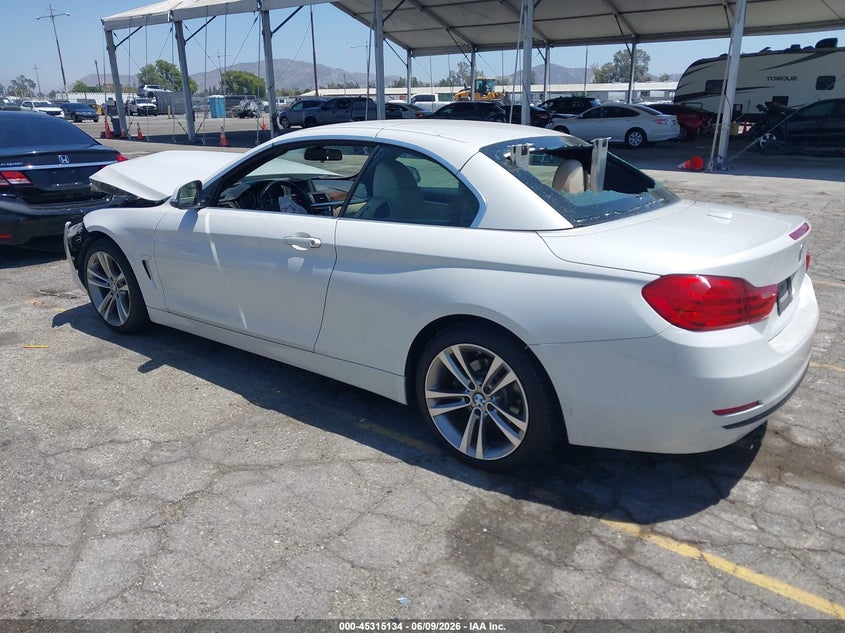 2017 BMW 4er VIN WBA4U7C36H5J54891 IAAI salvage auction — FRONT END, Salvage (California), sold $2,550 on 2026-07-28 (photo 3)