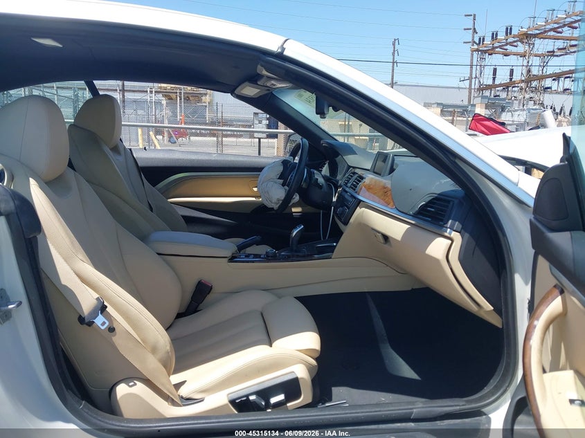2017 BMW 4er VIN WBA4U7C36H5J54891 IAAI salvage auction — FRONT END, Salvage (California), sold $2,550 on 2026-07-28 (photo 5)