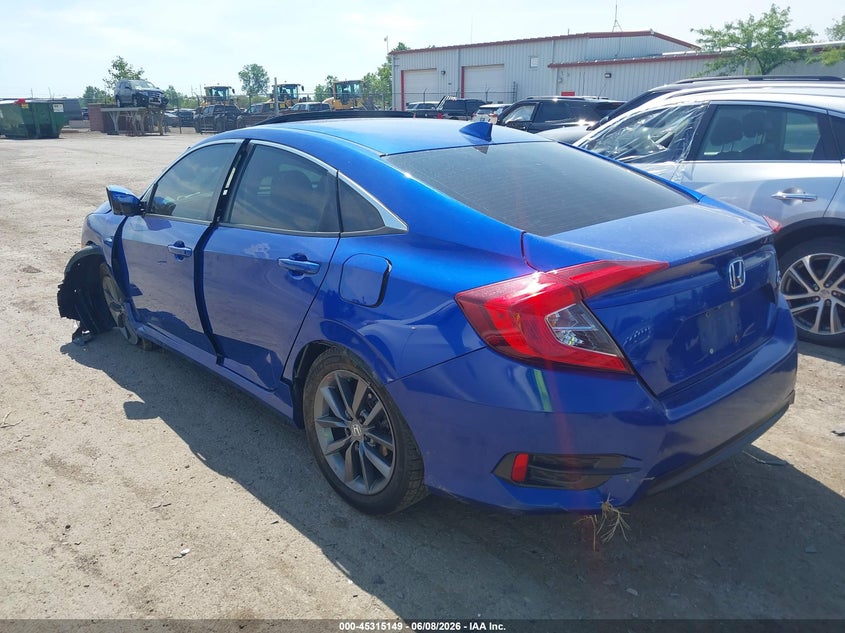 2017 Honda Civic VIN 19XFC2F75HE204880 IAAI salvage auction — FRONT END, Salvage Title, sold $825 on 2026-07-18 (photo 3)