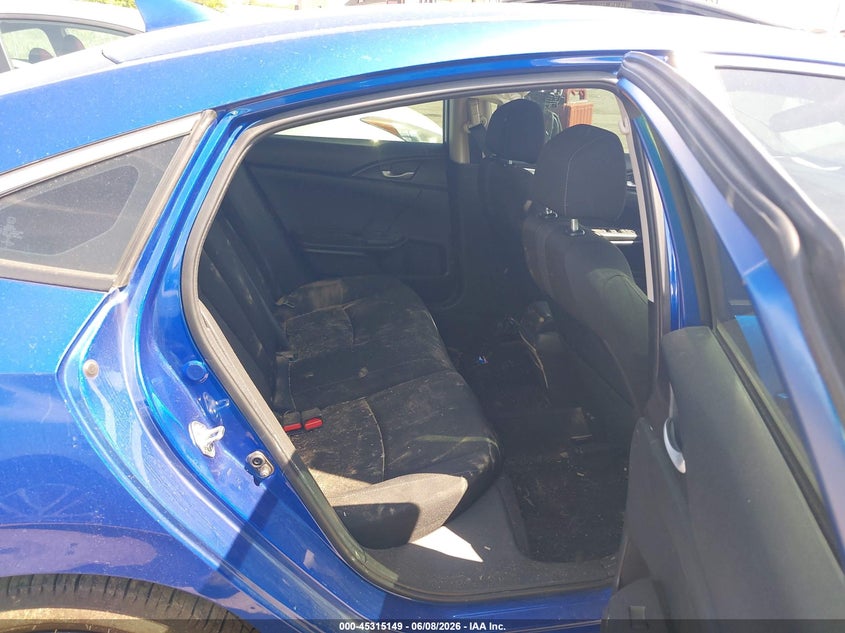 2017 Honda Civic VIN 19XFC2F75HE204880 IAAI salvage auction — FRONT END, Salvage Title, sold $825 on 2026-07-18 (photo 8)