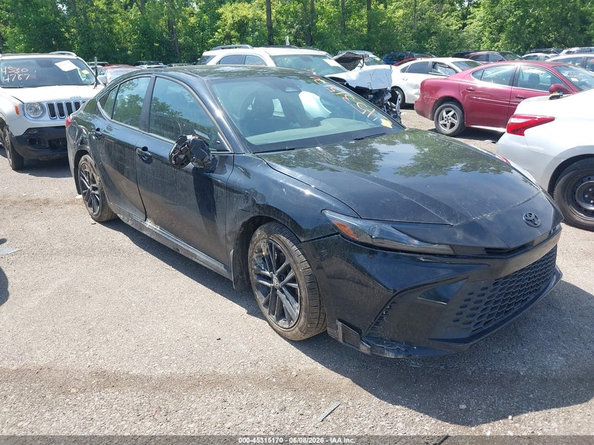 2025 Toyota Camry VIN 4T1DAACK6SU037921 IAAI salvage auction — SIDE, Salvage Title, sold $11,100 on 2026-07-17 (photo 1)