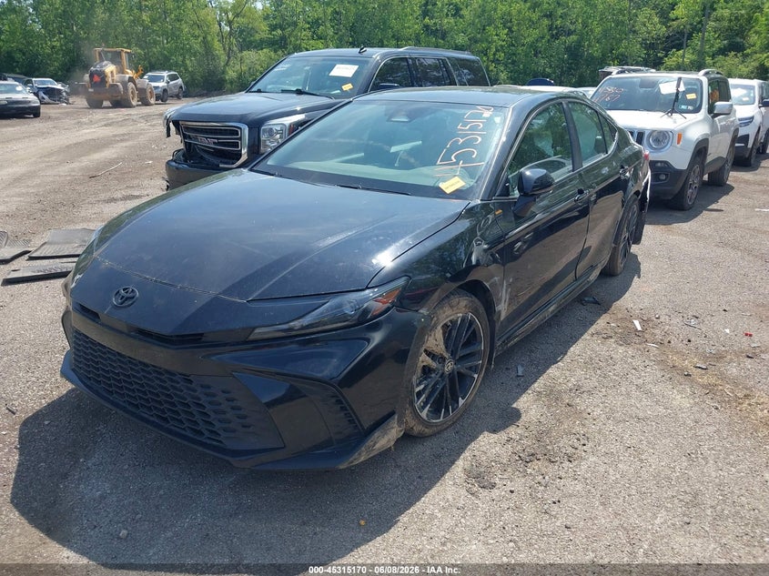 2025 Toyota Camry VIN 4T1DAACK6SU037921 IAAI salvage auction — SIDE, Salvage Title, sold $11,100 on 2026-07-17 (photo 2)
