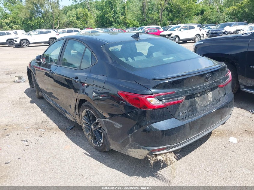 2025 Toyota Camry VIN 4T1DAACK6SU037921 IAAI salvage auction — SIDE, Salvage Title, sold $11,100 on 2026-07-17 (photo 3)