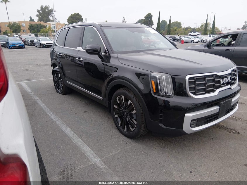 2025 Kia Telluride VIN 5XYP54GC0SG571234 IAAI salvage auction — RIGHT REAR, Salvage Title, sold $16,300 on 2026-07-13 (photo 1)