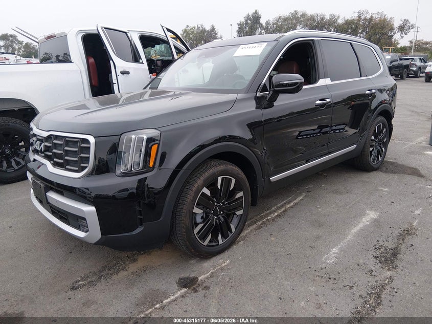 2025 Kia Telluride VIN 5XYP54GC0SG571234 IAAI salvage auction — RIGHT REAR, Salvage Title, sold $16,300 on 2026-07-13 (photo 2)