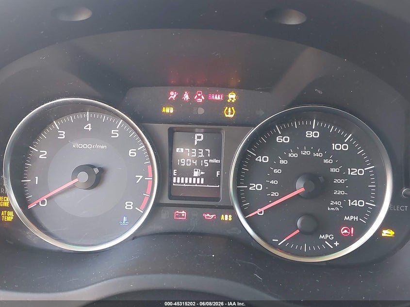 2013 Subaru Xv VIN JF2GPAGC1D2807834 IAAI salvage auction — FRONT END, Salvage Title, sold $950 on 2026-07-20 (photo 7)