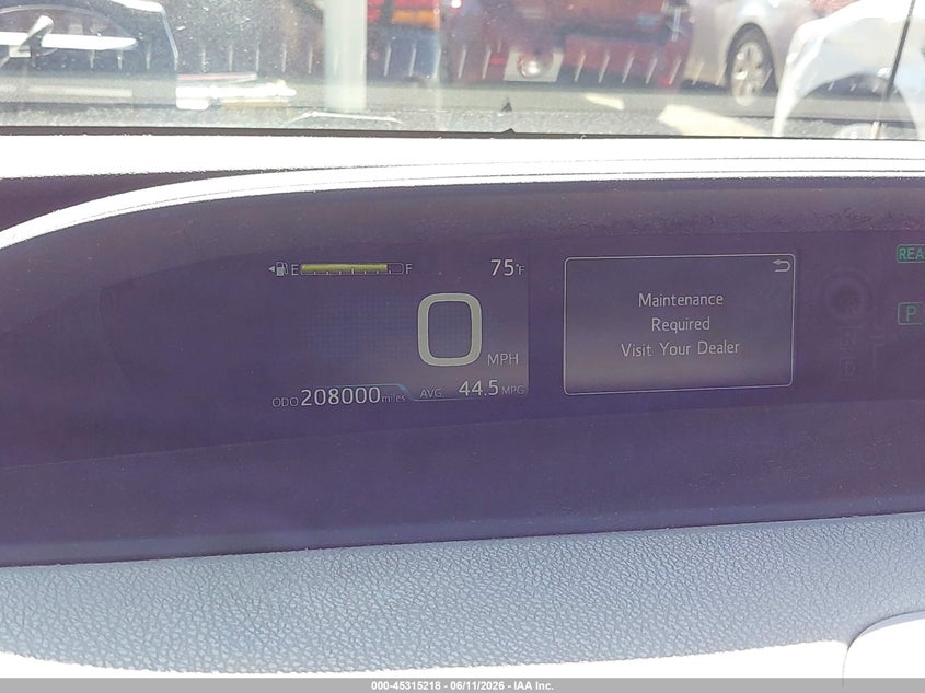 2020 Toyota Prius VIN JTDKARFUXL3113963 IAAI salvage auction — LEFT FRONT, Salvage Title, sold $2,300 on 2026-07-15 (photo 7)