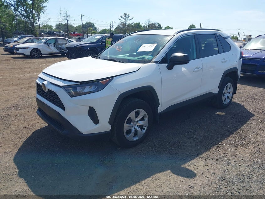 2020 Toyota Rav 4 VIN 2T3F1RFV2LW116718 IAAI salvage auction — WATER/FLOOD, Clear (New York), sold $12,050 on 2026-07-09 (photo 2)