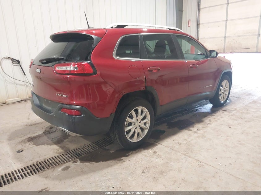 2016 Jeep Cherokee VIN 1C4PJMDS7GW198999 IAAI salvage auction — SIDE, Regular (South Dakota), sold $5,700 on 2026-07-10 (photo 4)